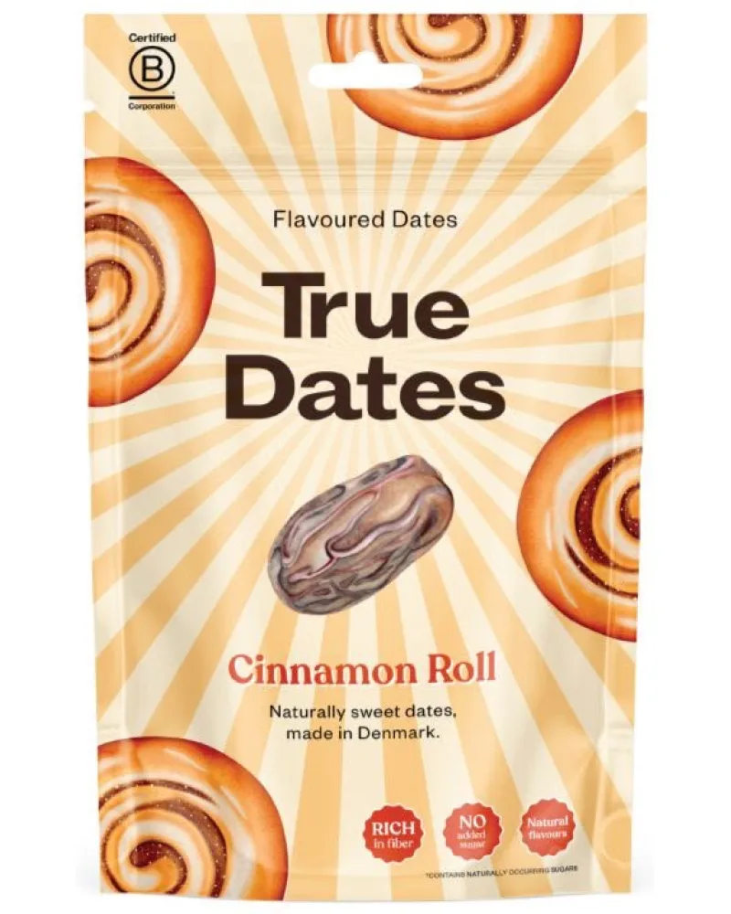 True Dates Flavored Dates Cinnamon Roll