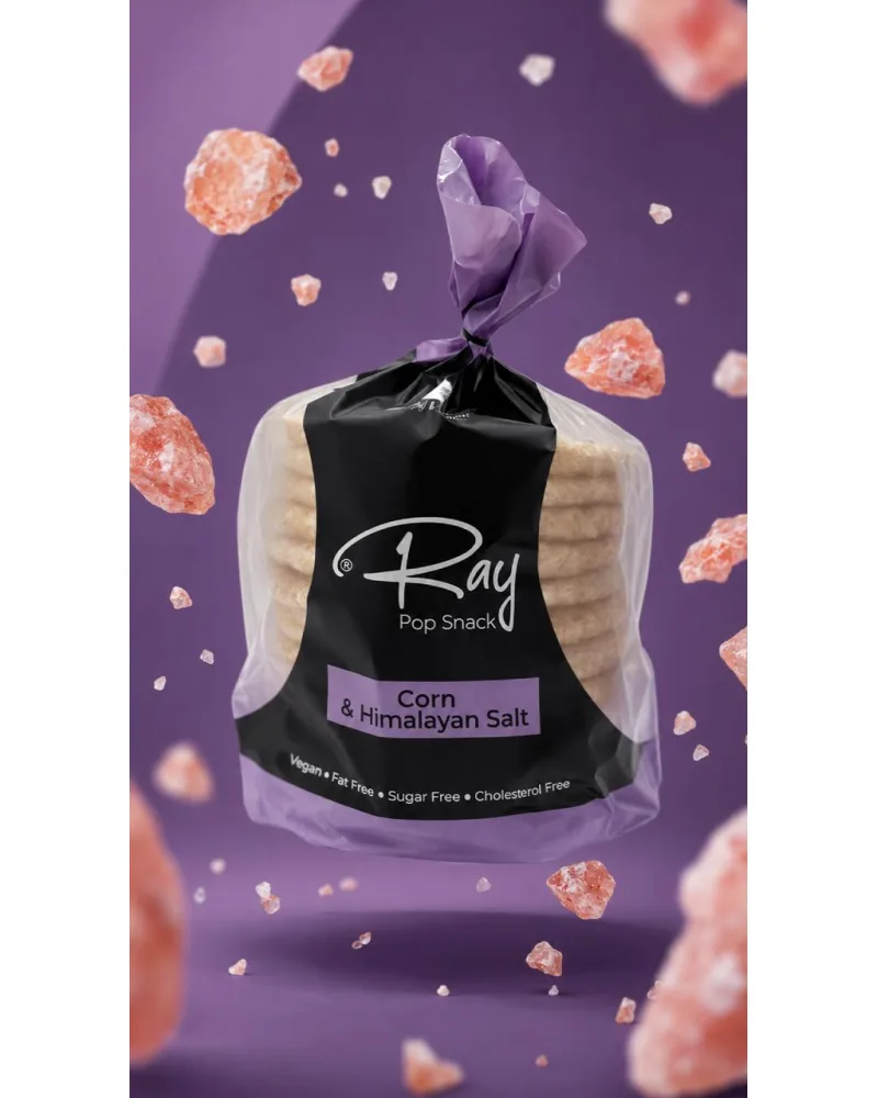 Ray Pop Snack - Corn & Himalayan Salt